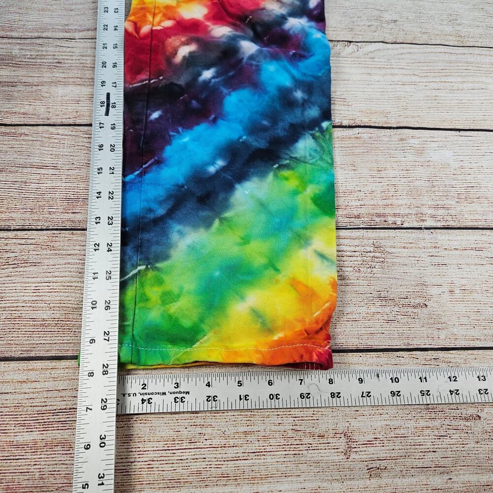 Dickies Men's Carpenter Painter Pants Custom Tie Dye Rainbow Workwear 30x30 - Picture 4 of 7